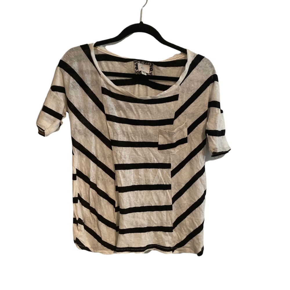 Anthropologie 9-H15 STCL linen blend too